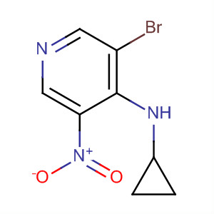 3-Bromo-n-cyclopropyl-5-nitro-4-pyridinamine Structure,607372-28-1Structure