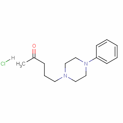 5-(4-Phenyl-1-piperazinyl)pentan-2-one hydrochloride Structure,60753-22-2Structure
