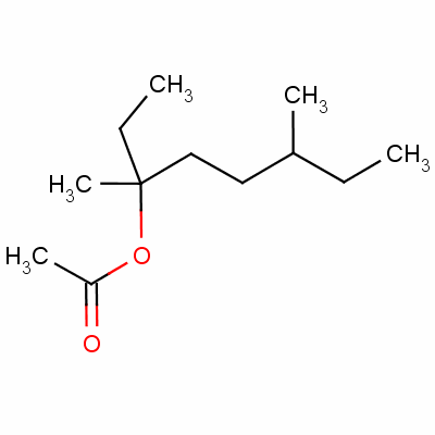 3,6-Dimethyl-3-octyl acetate Structure,60763-42-0Structure
