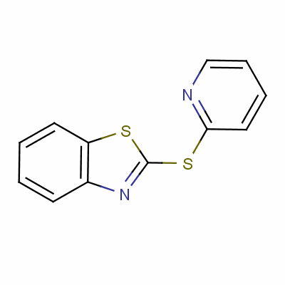 2-(2-吡啶硫代)苯并噻唑结构式_60786-69-8结构式