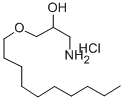 1-氨基-3-癸氧基-2-丙醇盐酸盐结构式_60812-23-9结构式