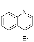 4-Bromo-8-iodoquinoline Structure,608143-12-0Structure