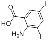 2-氨基-3,5-二碘苯甲酸结构式_609-86-9结构式