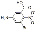 3-Bromo-2-nitro-5-aminobenzoic acid Structure,60912-51-8Structure
