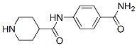 4-(4-Carbamoyl-phenylcarbamoyl)-piperidine Structure,609780-49-6Structure