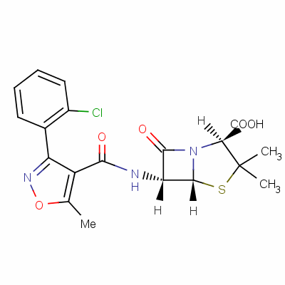 Cloxacillin Structure,61-72-3Structure