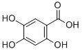 2,4,5-三羟基苯甲酸结构式_610-90-2结构式