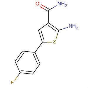 2-氨基-5-(4-氟苯基)噻吩-3-羧酰胺结构式_61019-14-5结构式