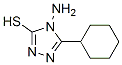 4-氨基-5-环己基-4H-[1,2,4]噻唑-3-硫醇结构式_61019-28-1结构式