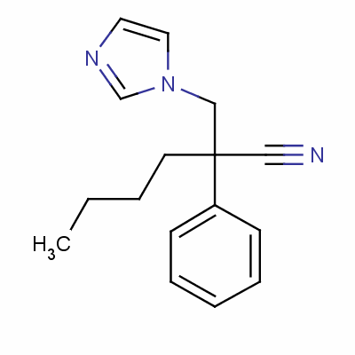 Alpha-butyl-alpha-phenyl-1h-imidazole-1-propiononitrile Structure,61019-78-1Structure