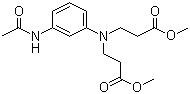 3-(N,N-二甲氧基羰基乙基)氨基乙酰苯胺结构式_61038-96-8结构式