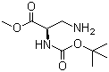 3-氨基-N-Boc-L-丙氨酸甲酯结构式_61040-20-8结构式