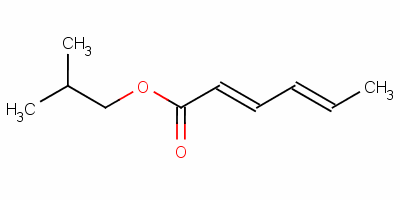 Isobutyl hexa-2,4-dienoate Structure,61041-75-6Structure