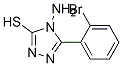 4-氨基-5-(2-溴苯基)-4H-1,2,4-噻唑-3-硫醇结构式_61055-40-1结构式