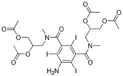 5-Amino-n,n’-bis[2,3-bis(acetyloxy)propyl]-2,4,6-triiodo-n,n’-dimethyl-1,3-benzenedicarboxamide Structure,610783-35-2Structure
