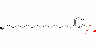 十五烷基苯磺酸结构式_61215-89-2结构式