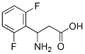 3-氨基-3-(2,6-二氟苯基)-丙酸结构式_612532-20-4结构式