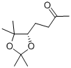 (5S)-5,6-异丙撑二氧-6-甲基-庚烷-2-酮结构式_61262-94-0结构式