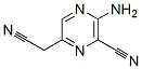 (9CI)-5-氨基-6-氰基-吡嗪乙腈结构式_61267-56-9结构式