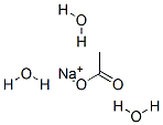醋酸钠结构式_6131-90-4结构式