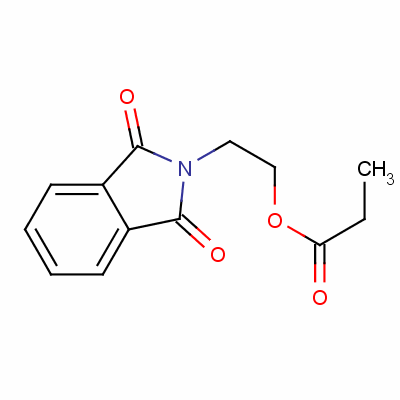 2-邻苯二甲酰亚氨基丙酸乙酯结构式_61318-34-1结构式