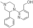 1-(3-Hydroxymethylpyridin-2-yl)-4-methyl-2-phenylpiperazine Structure,61337-89-1Structure