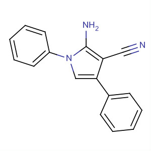 2-氨基-1,4-二苯基-吡咯-3-甲腈结构式_61404-70-4结构式