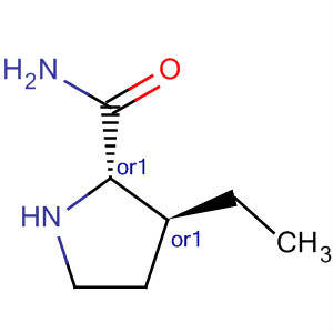 反式-(9CI)-3-乙基-2-吡咯烷羧酰胺结构式_61406-75-5结构式