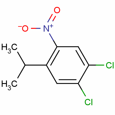 1,2-Dichloro-4-(isopropyl)-5-nitrobenzene Structure,61437-39-6Structure