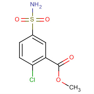 5-(氨基磺酰基)-2-氯苯甲酸甲酯结构式_61508-36-9结构式