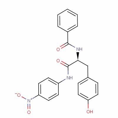 Bz-tyr-pna结构式_6154-45-6结构式