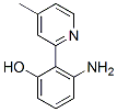 (9CI)-3-氨基-2-(4-甲基-2-吡啶)-苯酚结构式_615572-75-3结构式