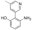 (9CI)-3-氨基-2-(5-甲基-3-吡啶)-苯酚结构式_615572-96-8结构式