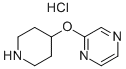 2-(哌啶-4-基氧基)吡嗪盐酸盐结构式_615576-64-2结构式