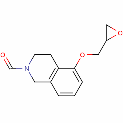 3,4-Dihydro-5-(oxiranylmethoxy)-1h-isoquinoline-2-carbaldehyde Structure,61563-02-8Structure