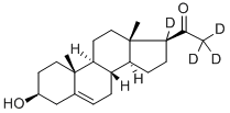 妊娠烯醇酮-D4结构式_61574-54-7结构式