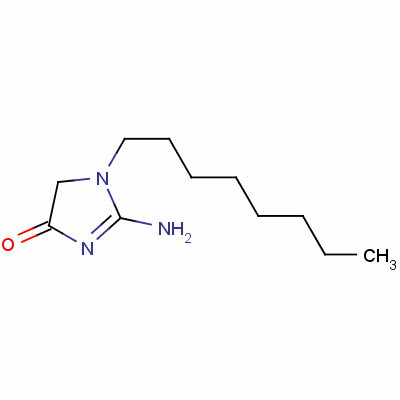 2-氨基-1,5-二氢-1-辛基-4H-咪唑-4-酮结构式_61605-46-7结构式