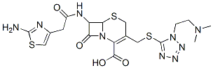 盐酸头孢替安结构式_61622-34-2结构式