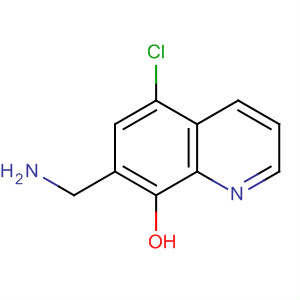 7-(氨基甲基)-5-氯喹啉-8-醇结构式_61627-01-8结构式