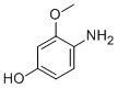 4-氨基-3-甲氧基苯酚结构式_61638-01-5结构式