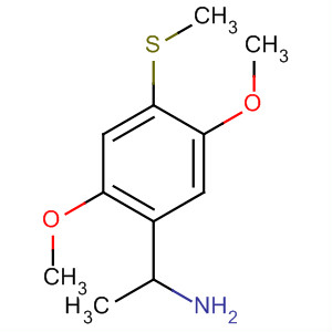 2-(2,5-二甲氧基-4-(甲基硫代)苯基)乙胺盐酸盐结构式_61638-09-3结构式