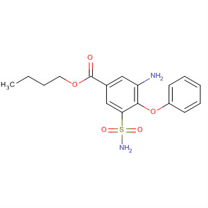 3-氨基-4-苯氧基-5-磺酰基-苯甲酸丁酯结构式_61658-51-3结构式