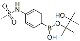 4-Methanesulfonylaminophenylboronic acid, pinacol ester Structure,616880-14-9Structure