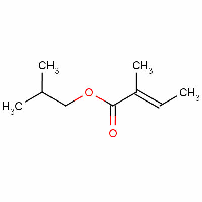 Tiglic acid isobutyl ester(stabilized with hq) Structure,61692-84-0Structure