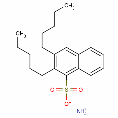 二戊基萘磺酸铵结构式_61702-92-9结构式