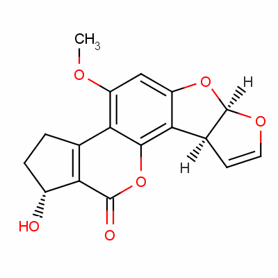 黄曲霉毒醇Ⅱ结构式_61740-00-9结构式