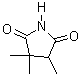 alpha,alpha-二甲基-beta-甲基琥珀酰亚胺结构式_61748-86-5结构式