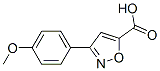 3-(4-Methoxyphenyl)-5-isoxazolecarboxylic acid Structure,618383-47-4Structure