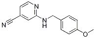 2-(4-Methoxybenzylamino)pyridine-4-carbonitrile Structure,618446-32-5Structure