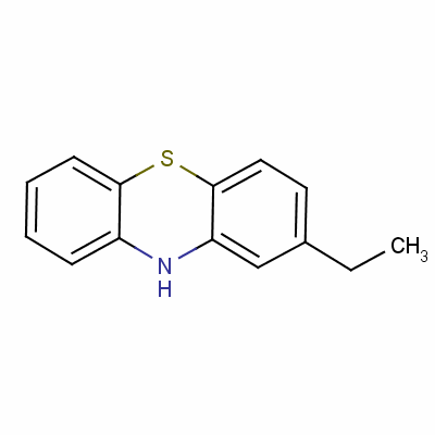 2-乙基-10h-吩噻嗪结构式_61852-27-5结构式